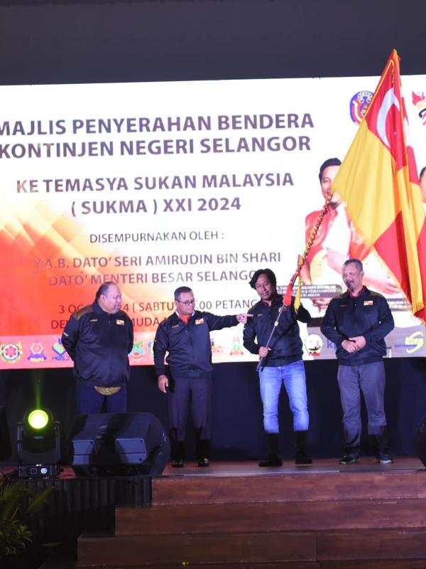 Majlis Penyerahan Bendera Kontinjen Negeri Selangor ke Temasya Sukan Malaysia (SUKMA) XXI, 2024